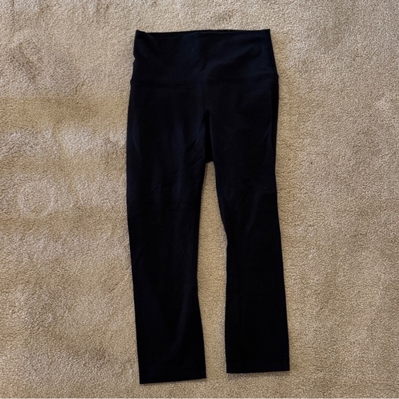 lululemon athletica Pants - Lululemon Athletica Cropped Black Leggings